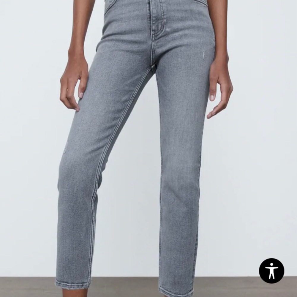 Zara grey jeans.